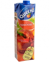 Fruit juice Queens peach 1L