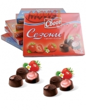 Chocolates Sezoni with Strawberry Flavour