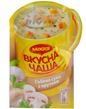 MAGGI® Tasty Cup Mushroom Soup with Croutons