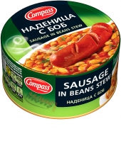 Sausage in beans stew Compass 300g