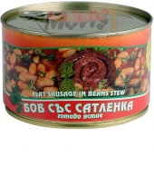 Flat Sausage in Beans Stew Lovmit 410g