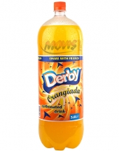 Carbonated Drink Derby Orange 3L